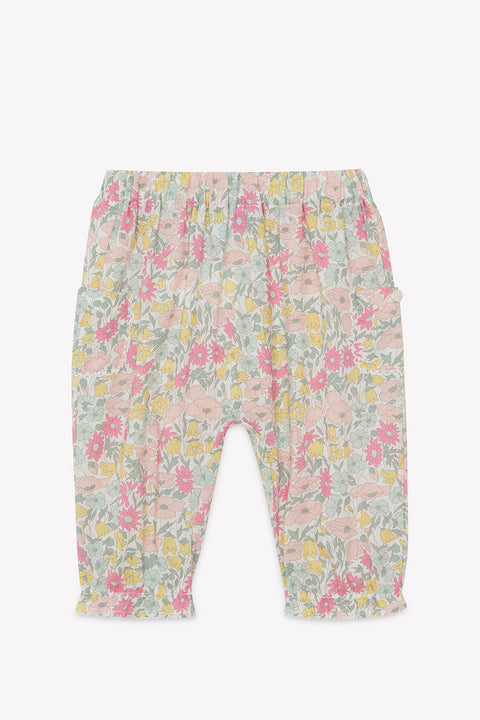Pantalon - Coton imprimé tissu liberty - Image principale
