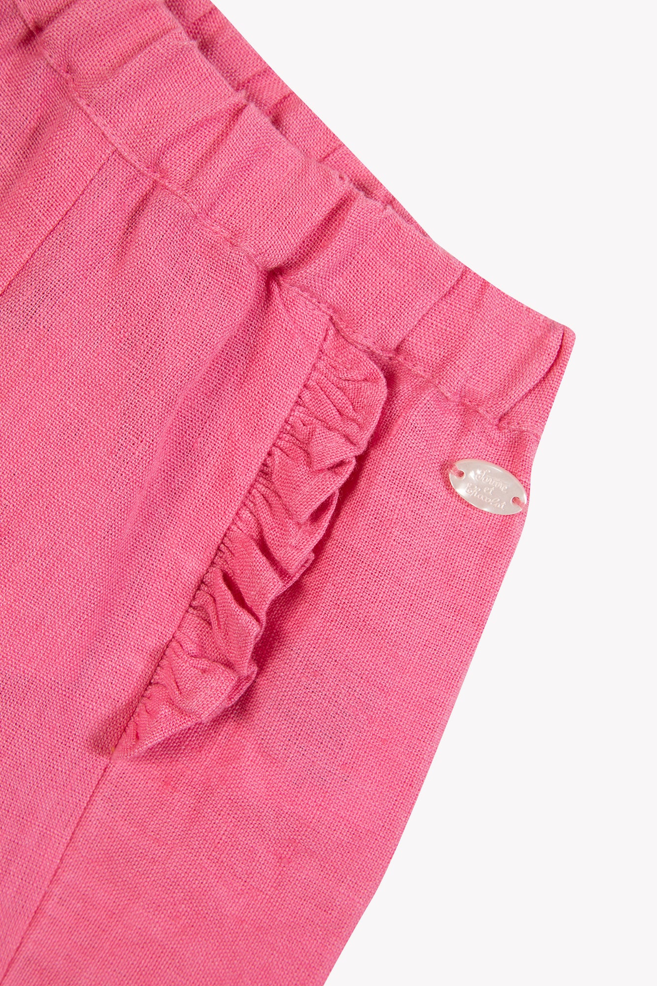 Hose - Rosa Leinen