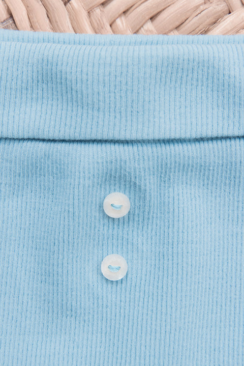 Legging - Bleu horizon boutons - Image principale