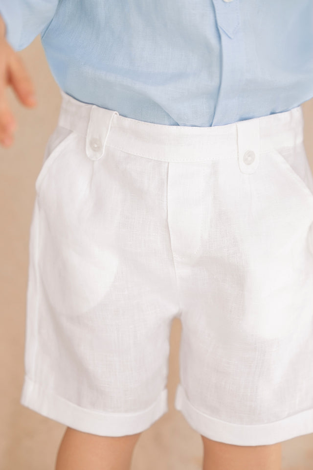 Pantaloncino - Bianco biancheria - Image principale