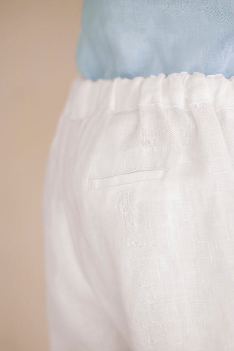 Pantaloncino - Bianco biancheria - Image principale
