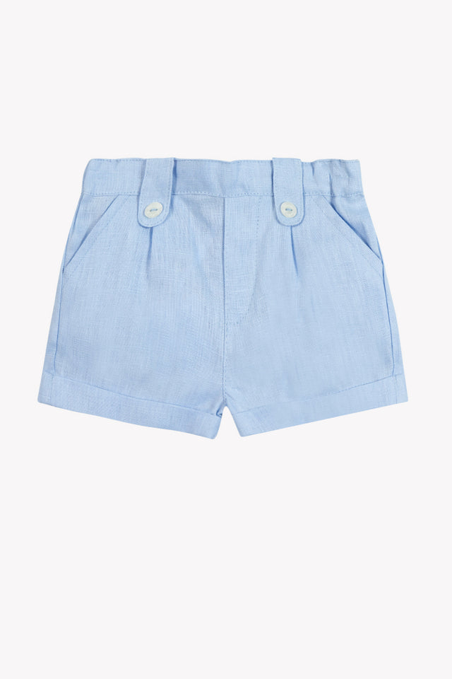 Short - Bleu nuage lin - Image principale