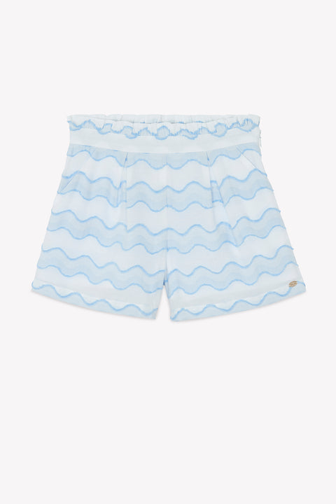 Short - Azur coton - Image principale