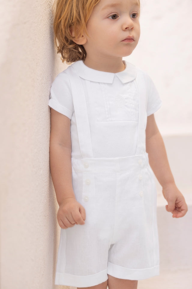 Dungaree - White Linen - Image principale