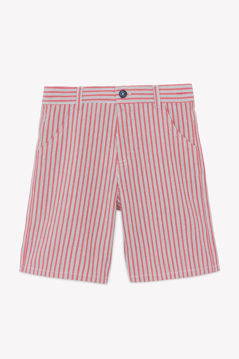Short - Rouge coton - Image principale
