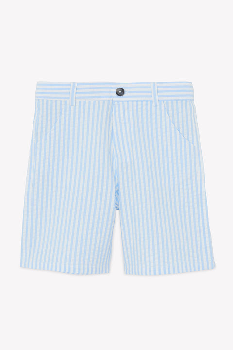 Short - Blue cloud cotton - Image principale