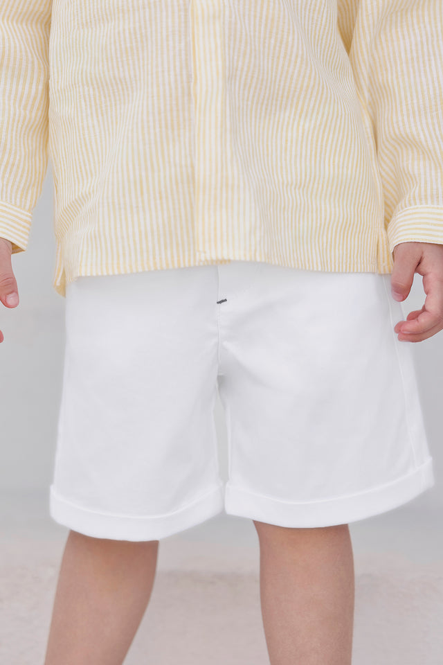 Short - White cotton Ceremony - Image principale