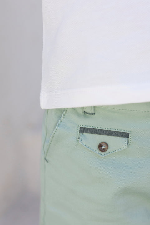 Short - Sauge coton - Image principale