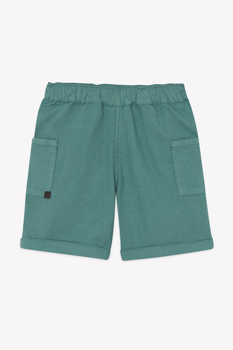 Short - Khaki Hem cotton - Image principale