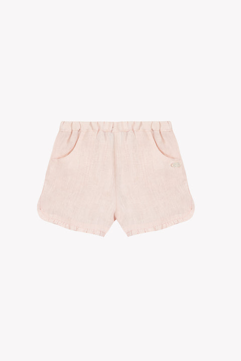 Short - Rose pâle lin - Image principale