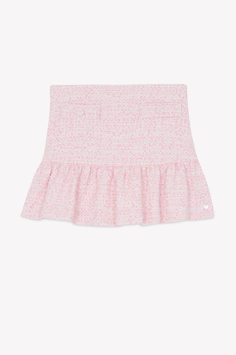 Jupe - Rose tweed - Image principale