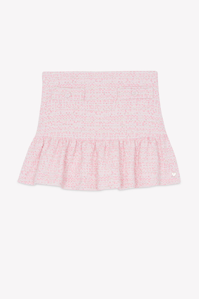 Skirt - Pink tweed - Image principale