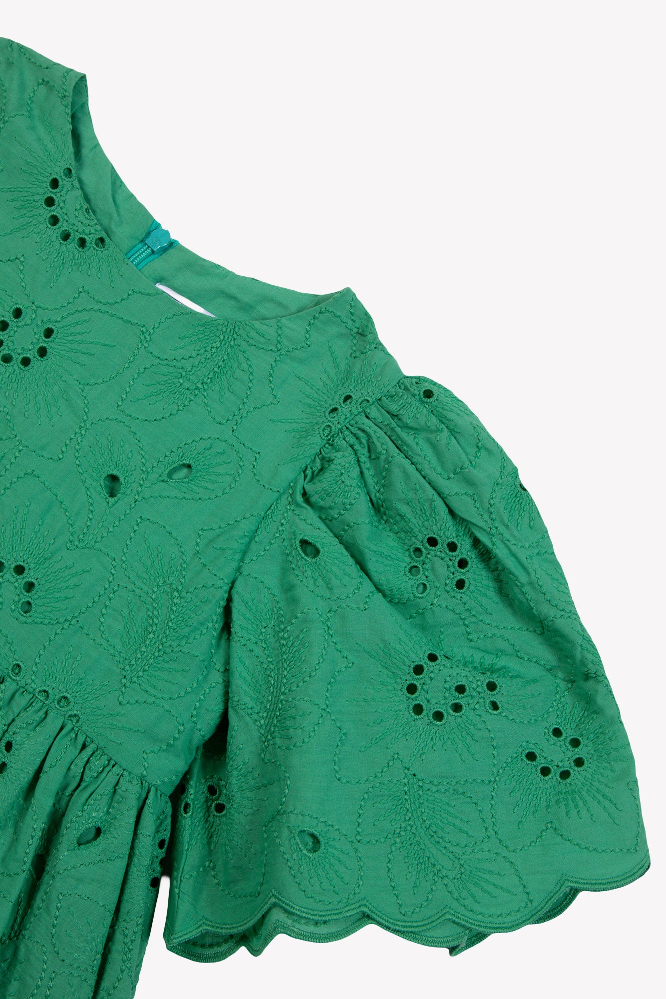 Dress - Green Embrodery English