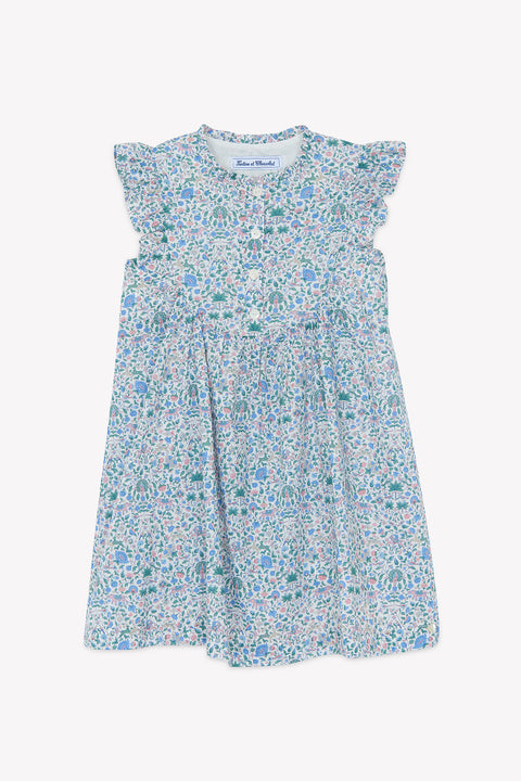 Vestido - Algodón Estampado tela Liberty - Image principale