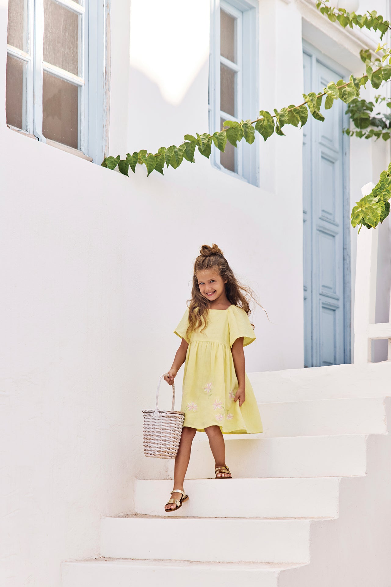 Dress - Citrus Embrodery floral girl | Tartine et Chocolat