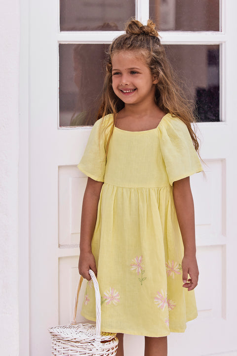 Robe - Citrus broderie florale - Image principale