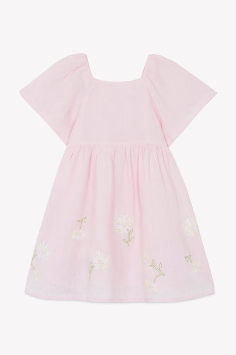 Robe - Rose broderie ruban - Image principale