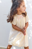 Kleid - Rosa Baumwolle Plumetis