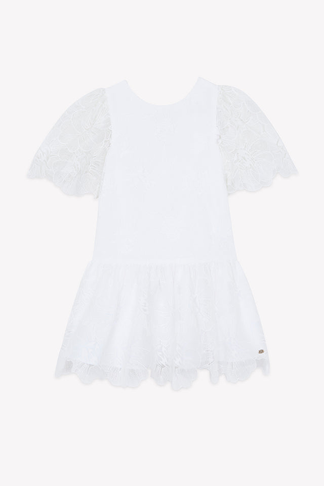 Robe - Blanc cérémonie floral - Image principale