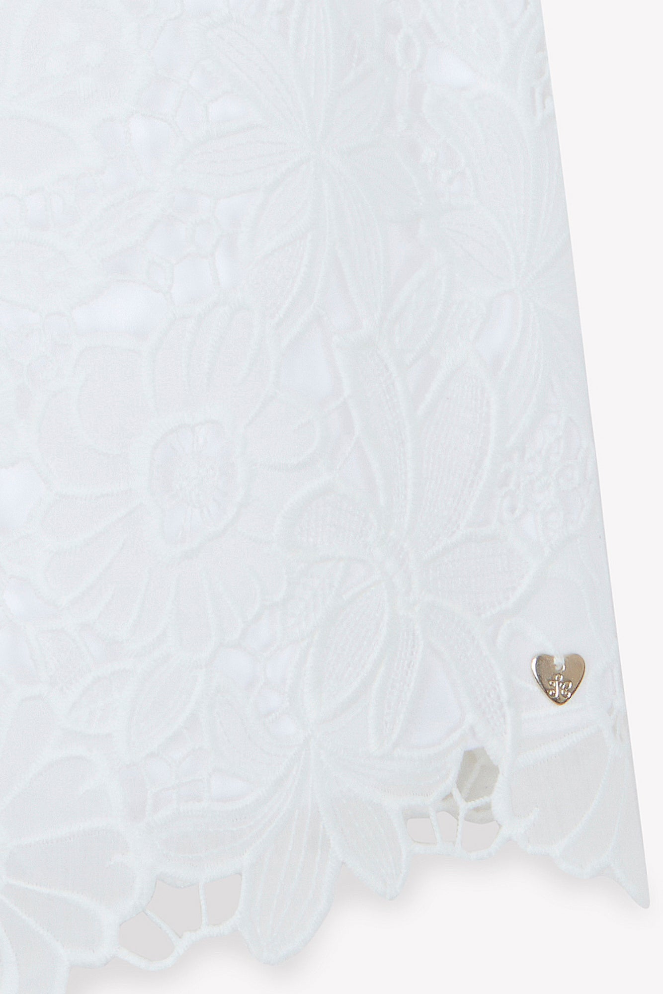 Robe - Blanc broderi anglaise ajouré