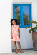 Kleid - Orange Streifens