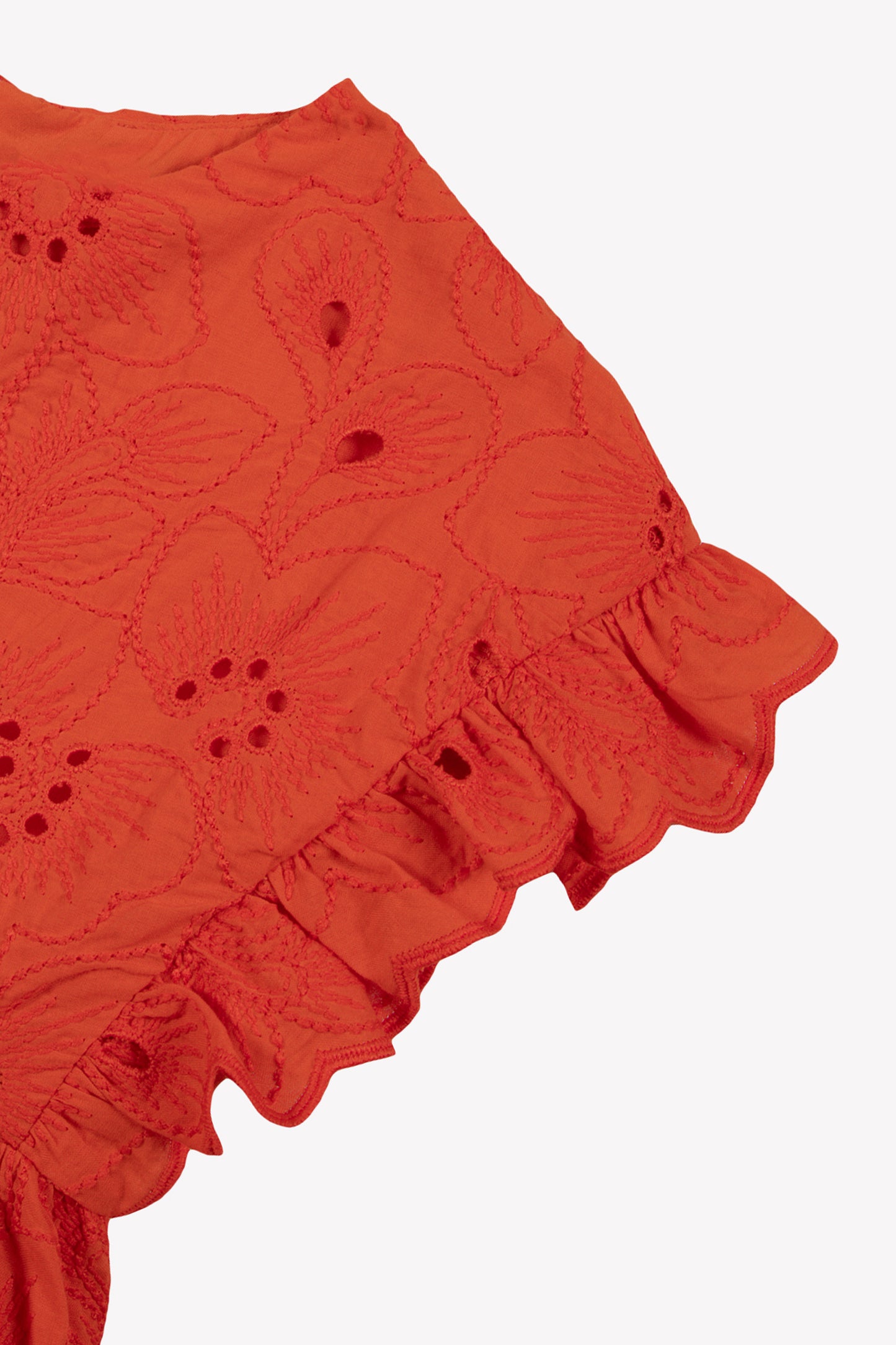 Vestido - Calado naranja