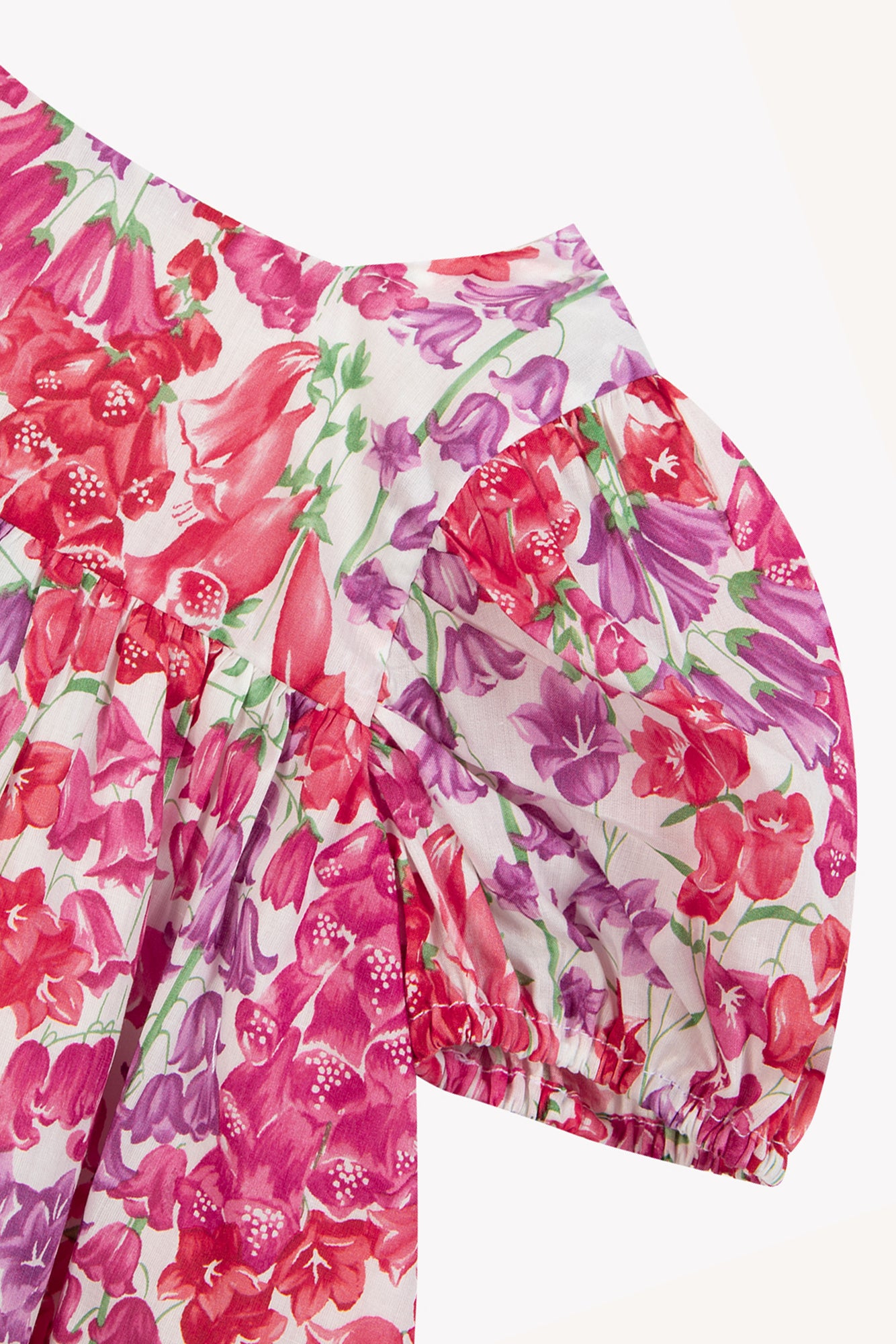 Robe - Rose coton imprimé tissu liberty