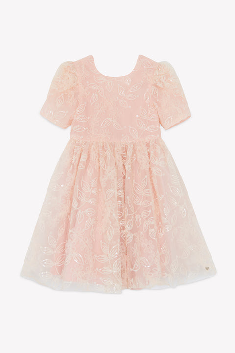 Robe - Rose sequin cérémonie - Image principale