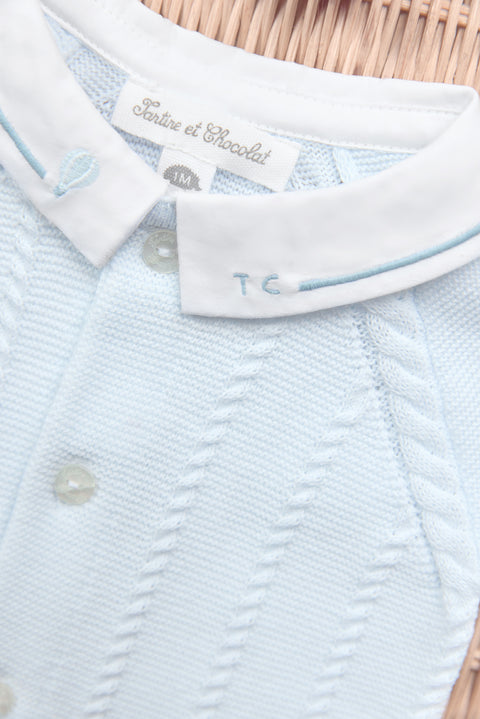 Combinaison longue - Ciel coton - Image principale