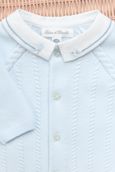 Combinaison longue - Ciel coton - Image principale