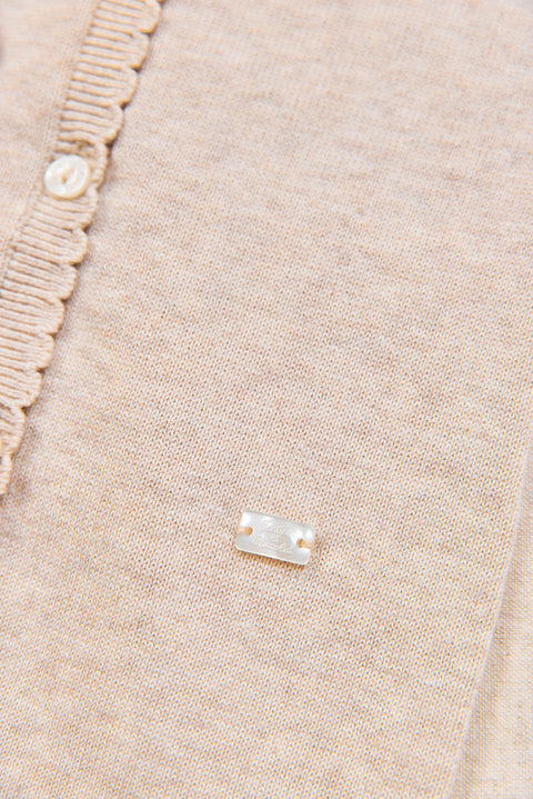 Langer Overall - Beige Baumwollheide - Image principale