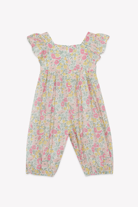 Completo lungo - Tessuto stampato in cotone agrumi Liberty - Image principale