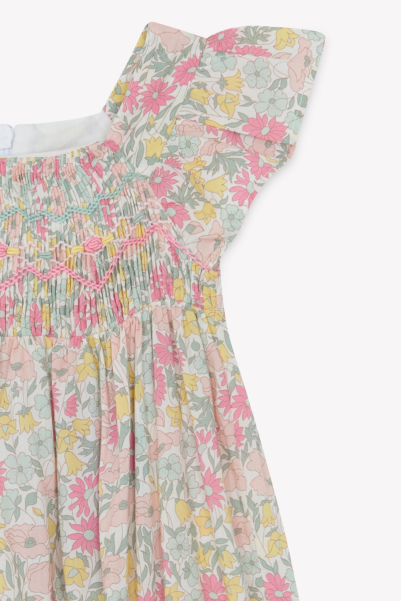 Completo lungo - Tessuto stampato in cotone agrumi Liberty