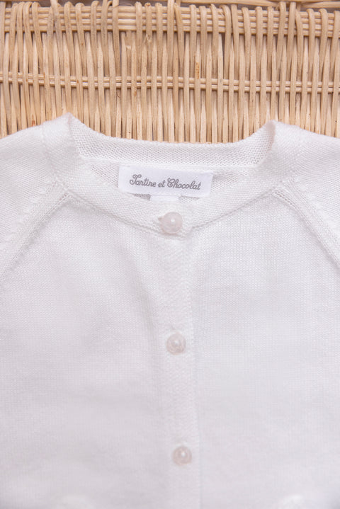 Combinaison longue - Ecru coton lapin - Image principale