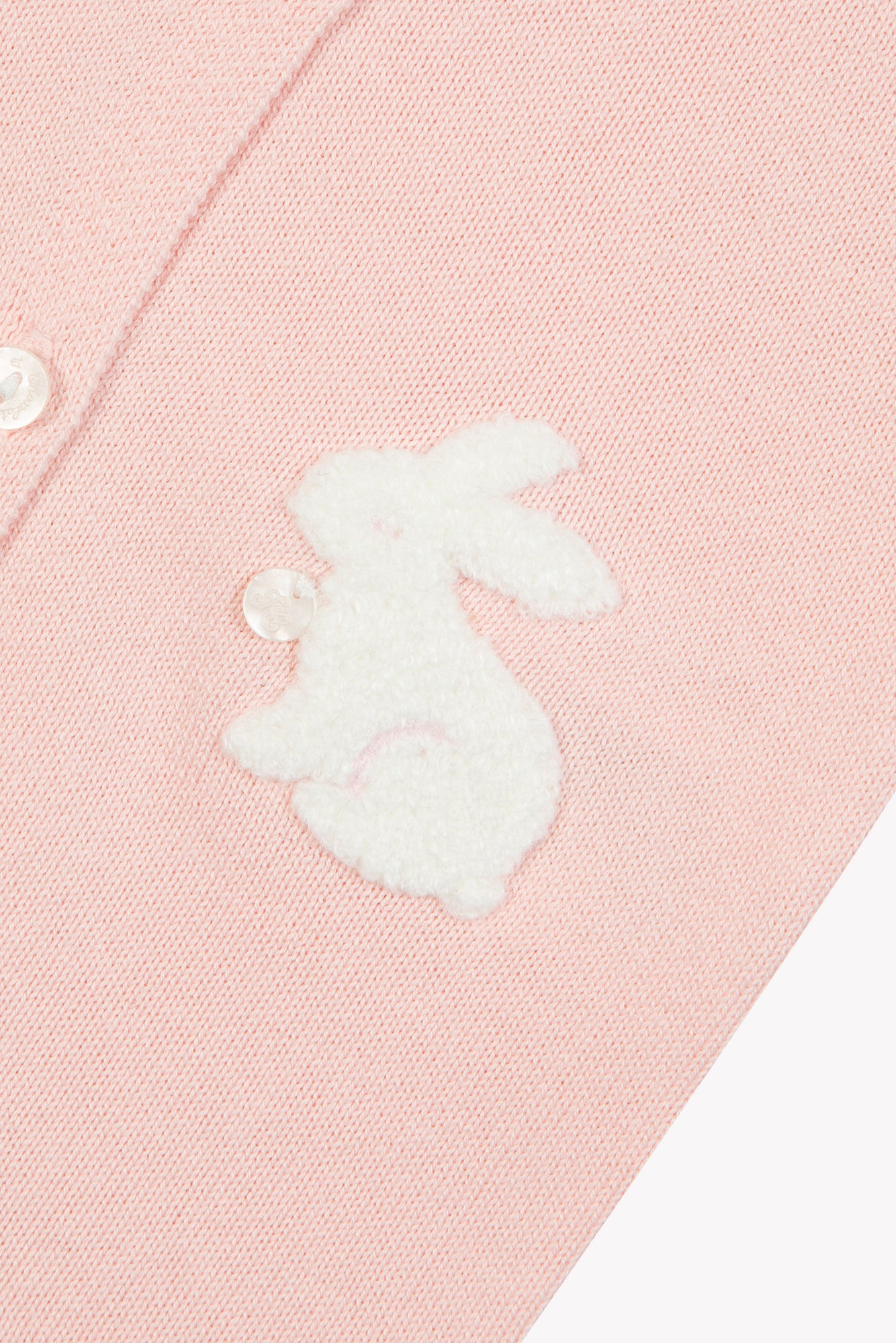 Langer Overall - Rosa Baumwollkaninchen