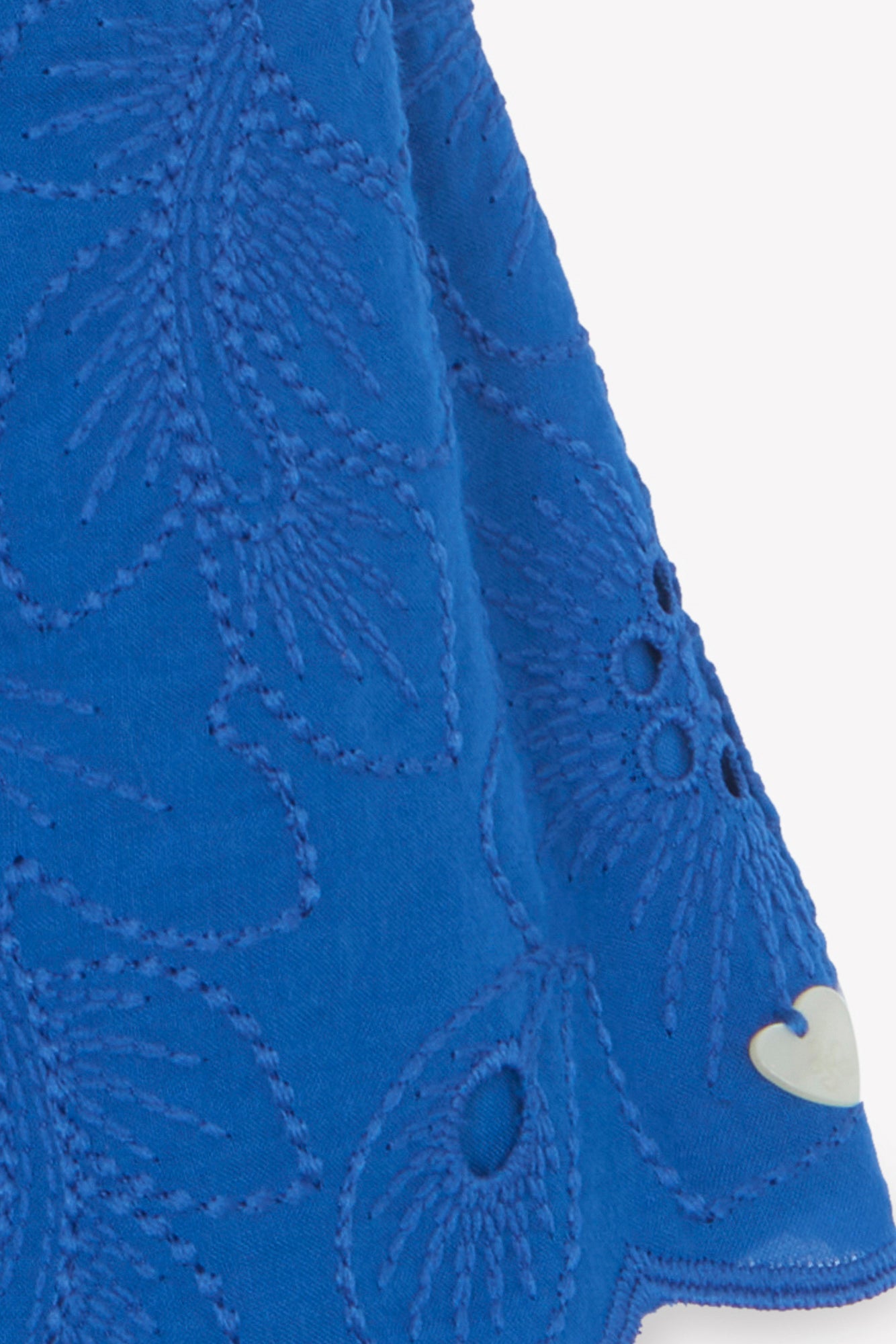 Completo breve - Blu traforato elettrico