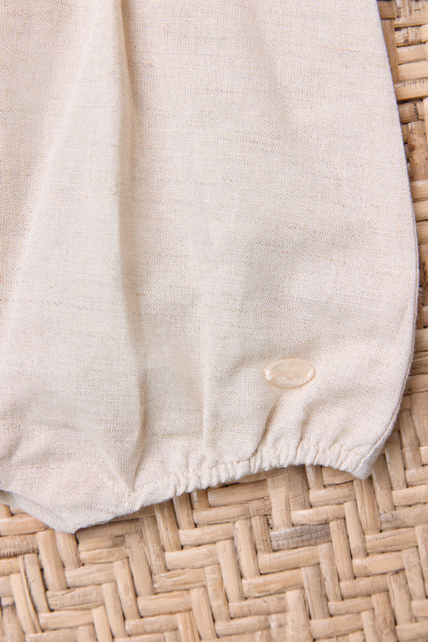Combinaison courte - Beige chiné lin - Image principale