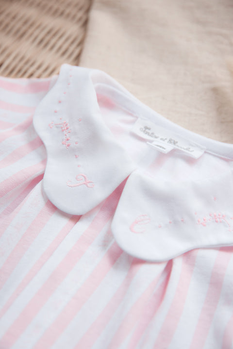 Kurzer Overall - Rosa Streifen Garda - Image principale