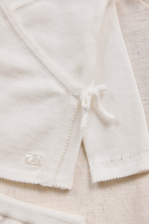 Outfit Lang - Ecru Baumwollwickel - Image principale