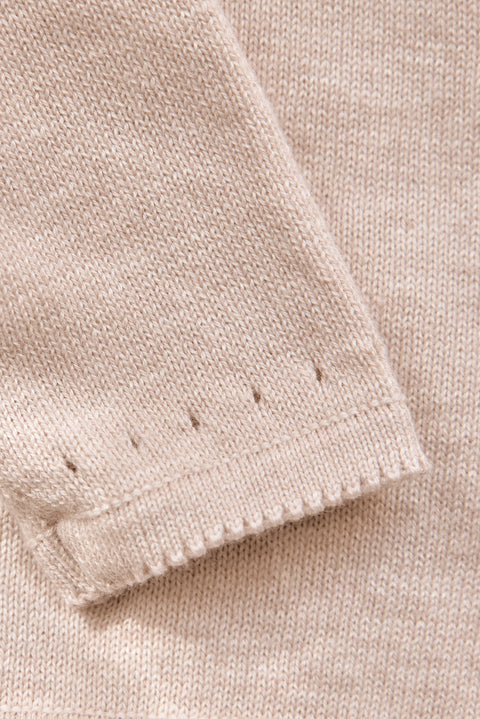 Outfit Lang - Beige Heidekraut-Wickel - Image principale