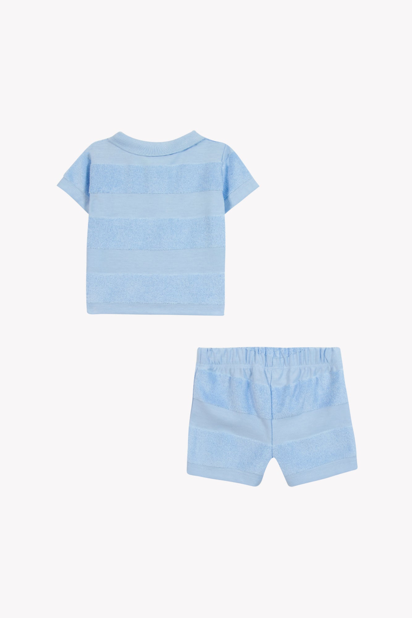 Conjunto corto - Azul nube Rayas