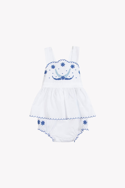 Ensemble court - Blanc coton broderie - Image principale