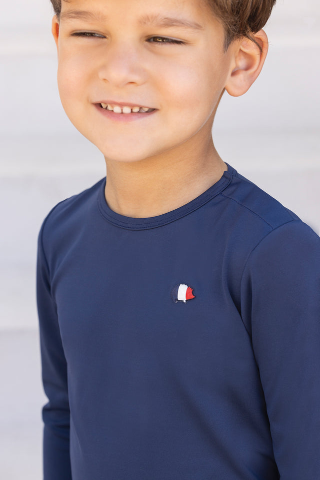 T-shirt de bain - Marine anti-uv - Image principale