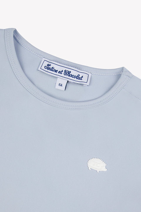 T-shirt de bain - Bleu nuage anti-uv - Image principale