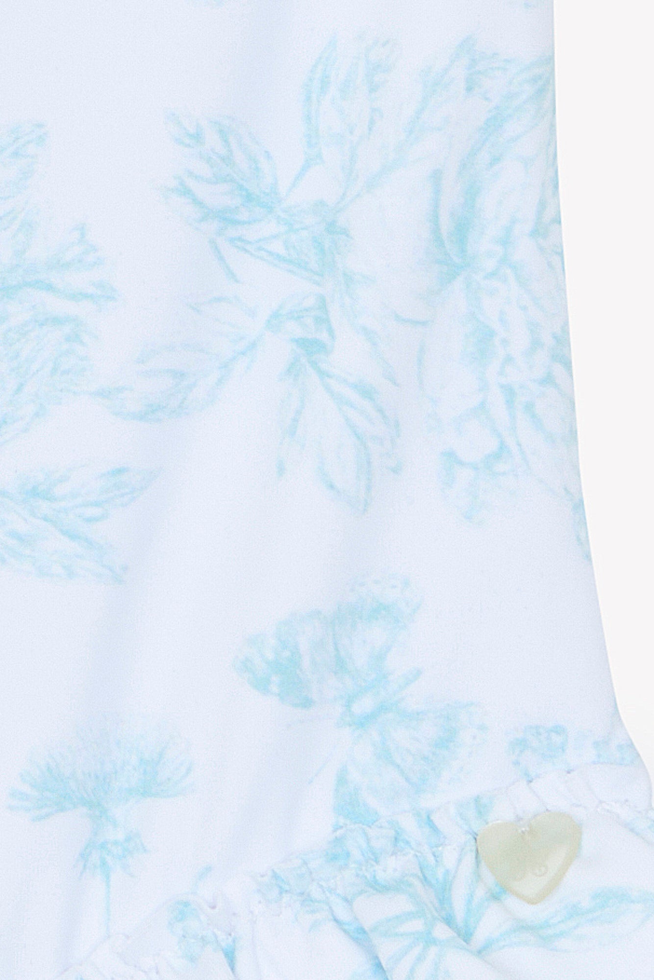 Maillot de bain - Vert imprimé inspiration Toile de Jouy