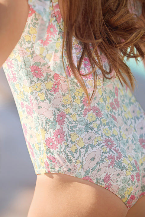 Maillot de bain - Citrus imprimé tissu liberty - Image principale