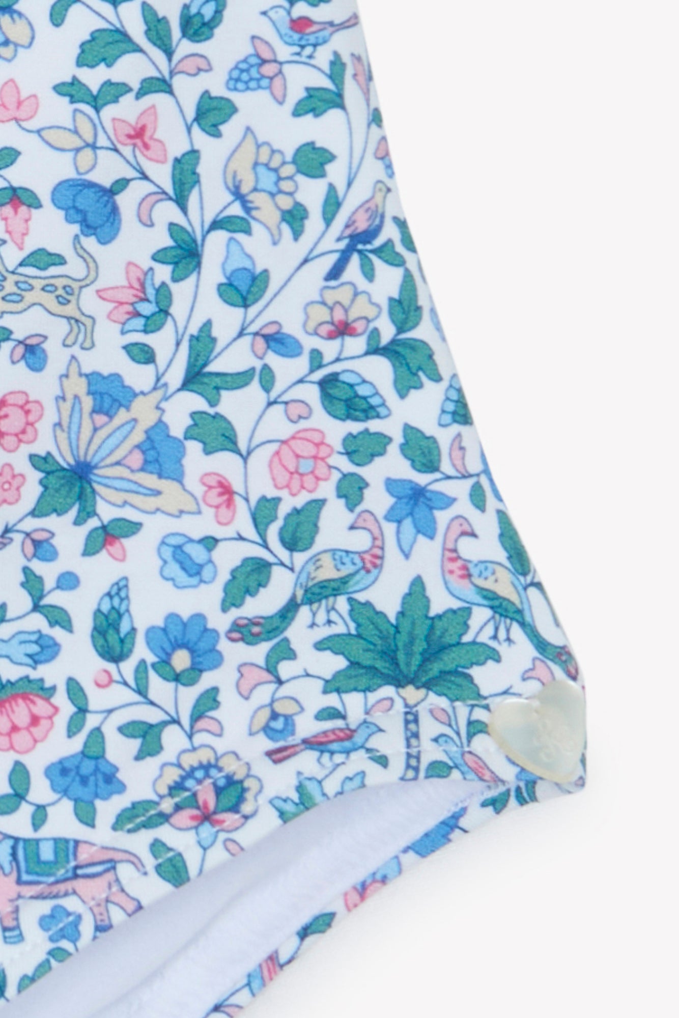 Zwempak - Blauw Gedruktstof Liberty