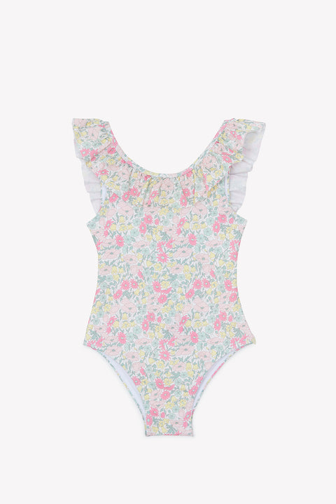 Traje de baño - cítricos Estampado tela Liberty - Image principale