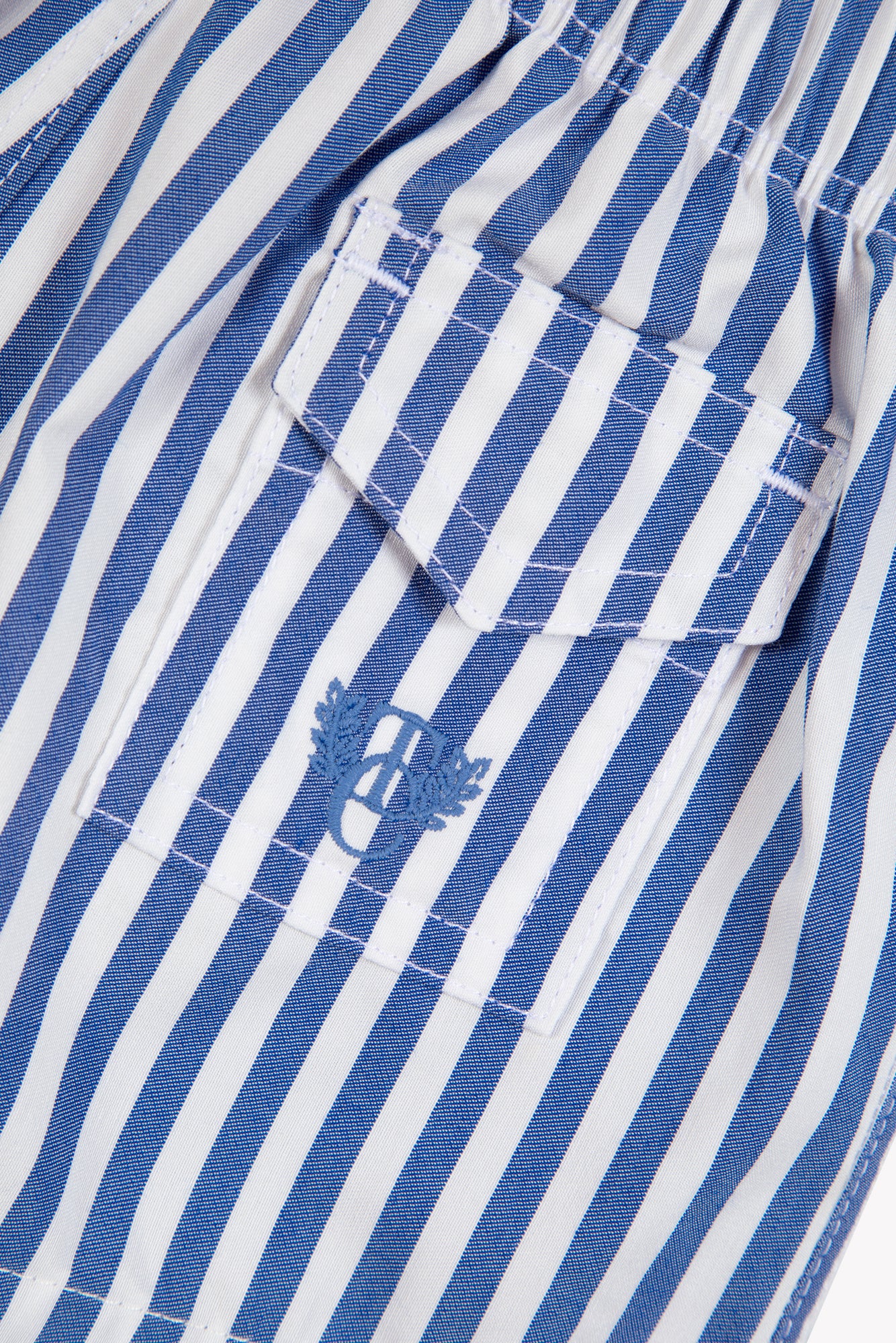 Kurze Hose Bad - Indigo Streifens