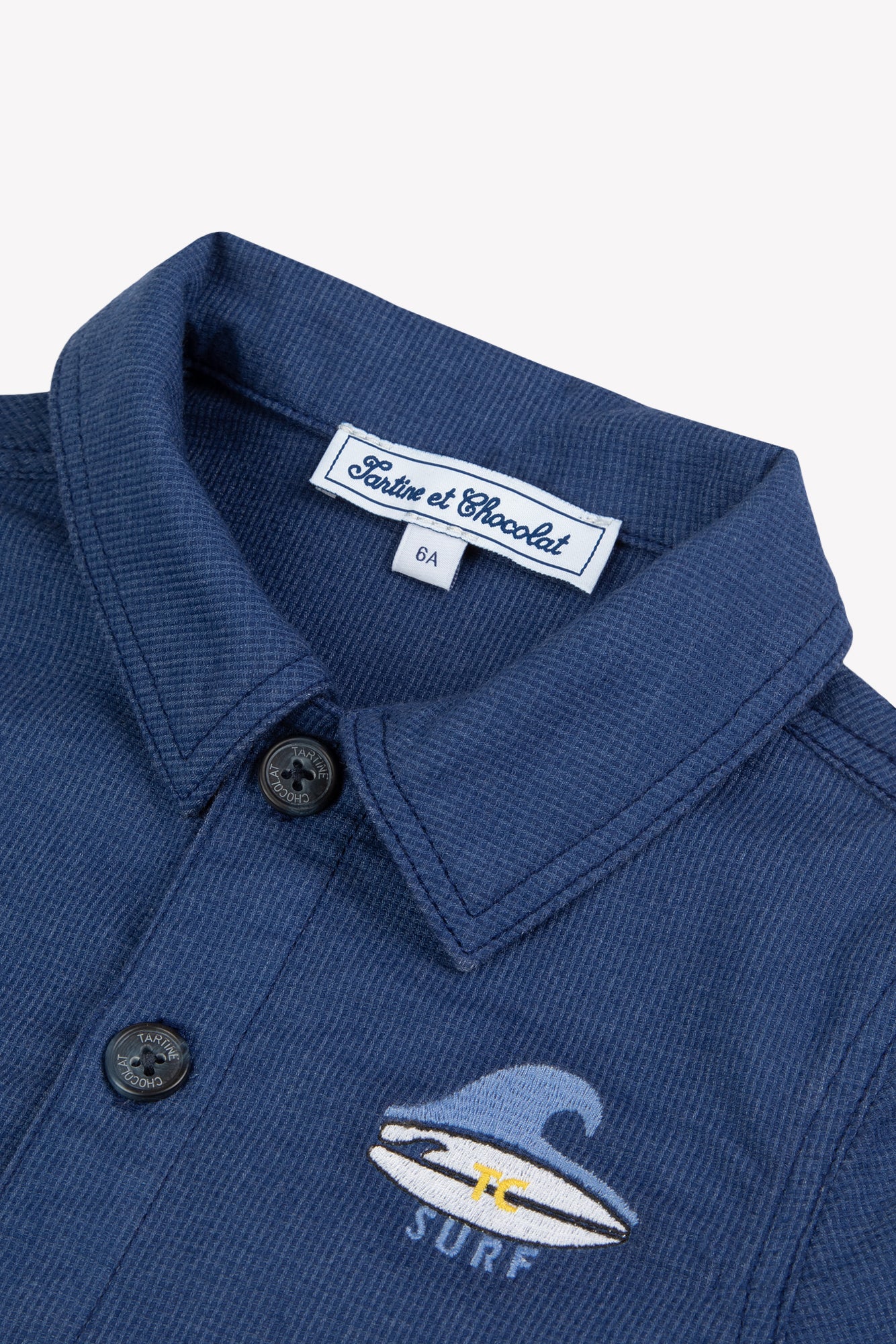 Veste - Indigo coton surfeur